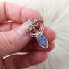 Ethiopian Opal Sterling Silver Mini Pendant