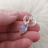 Ethiopian Opal Sterling Silver Mini Pendant