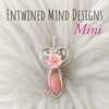 Peruvian Pink Opal Sterling Silver Mini Pendant