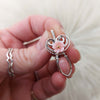 Peruvian Pink Opal Sterling Silver Mini Pendant