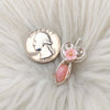 Peruvian Pink Opal Sterling Silver Mini Pendant