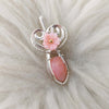 Peruvian Pink Opal Sterling Silver Mini Pendant