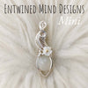 Silky White Moonstone Sterling Silver Mini Pendant