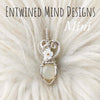 Silky White Moonstone Sterling Silver Mini Pendant
