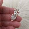 Silky White Moonstone Sterling Silver Mini Pendant