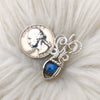Labradorite And Sterling Silver Mini Pendant