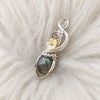Labradorite And Sterling Silver Mini Pendant