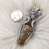 Rainforest Jasper Pendant In Sterling Silver