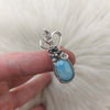 Larimar Mini Pendant In Sterling Silver