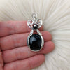 Black Onyx Sterling Silver Pendant