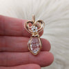 Herkimer Diamond Mini Pendant In 14k Goldfill