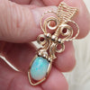 4ct Natural Ethiopian Opal And 14k gold filled Small Pendant