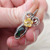 Smoked 2ct Ethiopian Opal And Sterling Silver Mini Pendant
