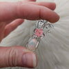3.5ct Pink Ethiopian Opal and Sterling Silver Small Pendant
