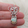 3.5ct Ethiopian Opal and Sterling Silver Small Pendant