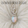 3.5ct Ethiopian Opal and Sterling Silver Small Pendant