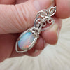 3.5ct Ethiopian Opal and Sterling Silver Small Pendant
