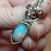 3.5ct Ethiopian Opal and Sterling Silver Small Pendant