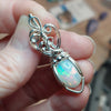 3.5ct Ethiopian Opal and Sterling Silver Small Pendant