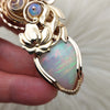 "Mary Me" 21.5ct Natural Ethiopian Opal And 14k gold filled Statement Pendant