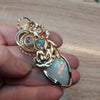 "Mary Me" 21.5ct Natural Ethiopian Opal And 14k gold filled Statement Pendant