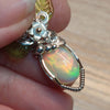 3.5ct Ethiopian Opal and Sterling Silver Small Pendant