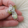 3.5ct Ethiopian Opal and Sterling Silver Small Pendant