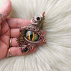 "Forest" Dragons Eye Pendant in Copper