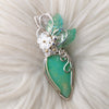 Chrysoprase Sterling Silver Statement Pendant
