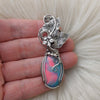 Auroa Opal And Sterling Silver Statement Pendant