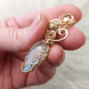 Moonstone Statement Pendant In 14k Gold Filled Wire