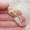 Moonstone Statement Pendant In 14k Gold Filled Wire