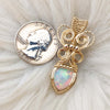 3.5ct Natural Ethiopian Opal And 14k gold filled Small Pendant