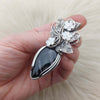 Black Hypersthene Statement Pendant In Sterling Silver