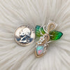 4ct Ethiopian Opal, 14k Goldfilled, and Sterling Silver Small Pendant