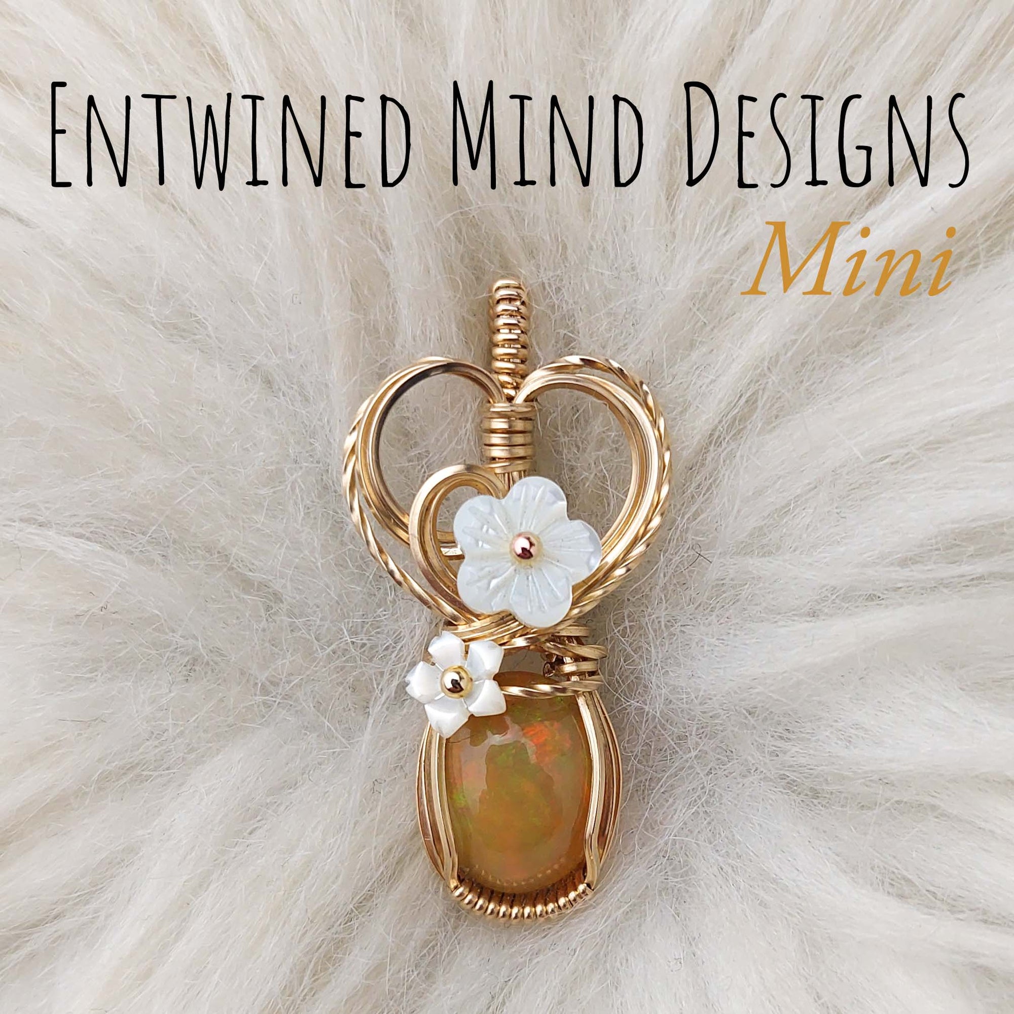 3 ct Natural Ethiopian Opal And 14k gold filled Mini Pendant
