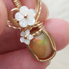 3 ct Natural Ethiopian Opal And 14k gold filled Mini Pendant