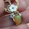 3 ct Natural Ethiopian Opal And 14k gold filled Mini Pendant