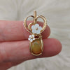 3 ct Natural Ethiopian Opal And 14k gold filled Mini Pendant