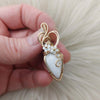 Scolecite Small Pendant In 14k Goldfill