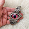 "Dancer" Pink Sterling Silver Dragons Eye Pendant