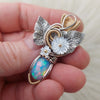 4ct Ethiopian Opal, 14k Goldfilled And Silver Small Pendant