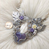 "Lilac" Goddess Statement Necklace In Sterling Silver