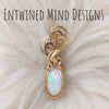 (Reserved) 3.5ct Natural Ethiopian Opal And 14k gold filled Small Pendant