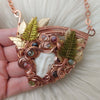 "Fidalis" Goddess Statement Necklace with Tourmaline In Copper