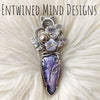 "Purple Rain" Tiffany Stone Pendant In Sterling Silver