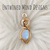 Moonstone And 14k gold filled Small Pendant
