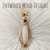 "Chameleon" 21.5 ct Natural Ethiopian Opal And 14k gold filled Statement Pendant / Earring Hybrid