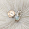 4ct Ethiopian Opal and Sterling Silver Small Pendant
