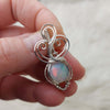 4ct Ethiopian Opal and Sterling Silver Small Pendant